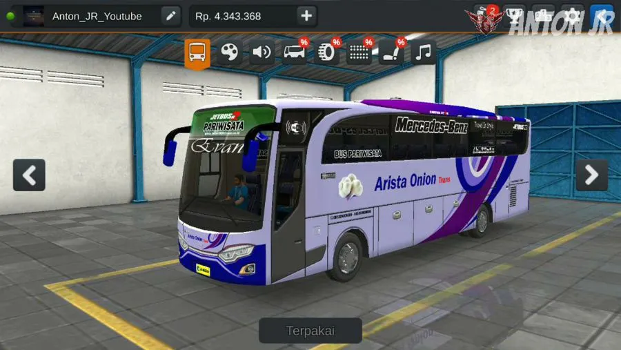 Livery Yudistira HD Arista Onion Evano