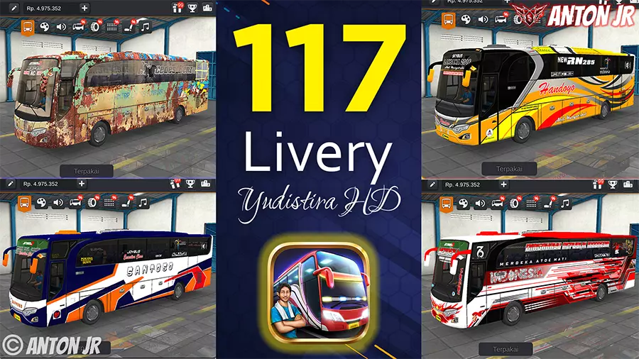 Yudistira HD Bus Livery